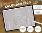 Preview: Terminkalender digital 2023, Planungshelfer fürs Tablet zur Tagesplanung und Jahresplanung