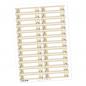 Preview: Freitext Etiketten zum selbst beschriften, Vintage Blumen Design, Creme
