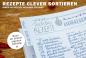 Preview: Rezeptebuch zum Rezepte sammeln und als Geschenkidee zum Auszug oder Schulabschluss