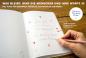 Preview: Gästebuch Creme Beige, Hardcover mit blanko Seiten, Handlettering Design Blumen für Hochzeit