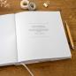 Preview: Hochzeitsgästebuch Weiß im Handlettering Design mit Blumen, schlicht und zeitlos