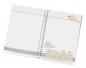 Preview: A5 Reisetagebuch im Retro Vintage Design in Blau Beige