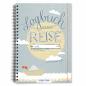 Preview: A5 Reisetagebuch zum selbst gestalten, Vintage Design in Blau Beige