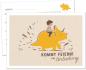 Preview: Einladungskarten Jungen für Dino Kindergeburtstag mit Vordruck, Beige Gelb