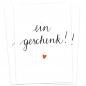 Preview: Geschenk Postkarten für Geschenkgutscheine im Kalligrafie Handlettering Design, Schwarz Weiß