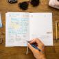 Preview: A5 Reisetagebuch mit Aufgaben im Retro Vintage Design