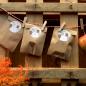 Preview: Adventskalenderzahlen zum Basteln für den Paar Adventskalender in Weiß Beige