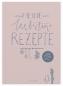 Preview: Rezeptbuch zum selbst gestalten, Vintage Design in Rosa Blau