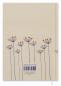 Preview: Tagebuch A5 beige mit Blumen Geschenkidee für Freundin