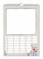 Preview: A4 Bastelkalender, Fotokalender, Kreativkalender, Geburtstagskalender immerwährend, Holland Design, Blau Weiß Rot Beige mit Blumen, Übersicht 2021