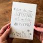 Preview: Muttertagskarte mit witzigem Kalligrafie Spruch in schönem Design