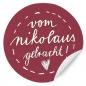 Preview: nikolaus,weihnachtsmann,weihnachten,advent,strumpf,socken,socke,nikolaussticker,nikolausgeschenk,weihnachtsgeschenk,rot,lustig,humorvoll,witzig