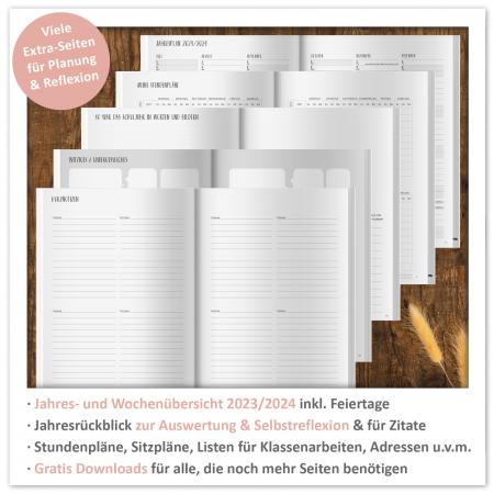 Terminkalender 2023 2024 für Lehrerinnen & Lehrer für die Unterrichtsplanung