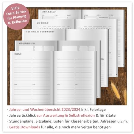 Terminkalender 2023 2024 für Lehrerinnen & Lehrer für die Unterrichtsplanung