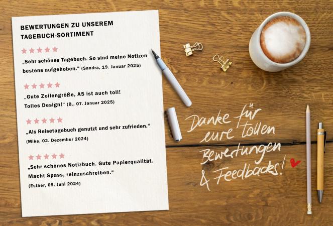 Tagebuch hübsches Blumen Design in weiß rosa