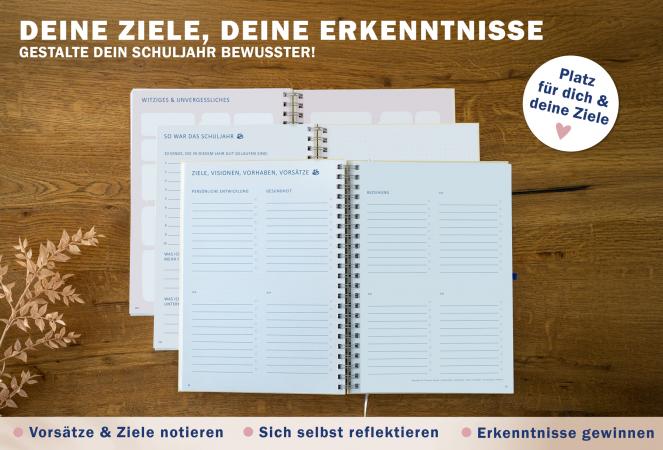 Terminkalender für Lehrerinnen & Lehrer, Schuljahr 2025 2026, mit Stundenplan, Klassenliste und Planungshelfer
