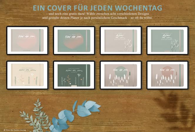 Download Terminplaner für Kalenderjahr 2023, individuell gestaltbar, mit Notizheften, Tagebuch, Bucketliste, Finanzplan, u.v.m.