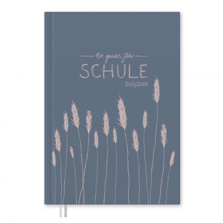 Lehrerkalender 2025 2026 blau rosa mit Planungshelfer für Unterrichtsvorbereitung und Schuljahr Planung