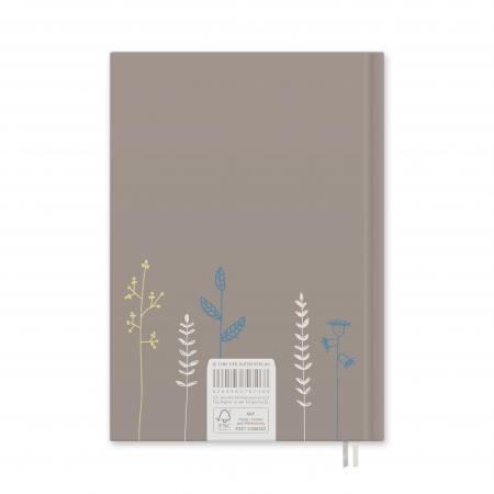 Lehrerkalender Grundschule für Schuljahr 2025 2026, Greige Grau-Beige, mit Stundenplan, Klassenlisten, Kontaktlisten, Beobachtungsbögen, Vertretungsstunden, u.v.m.