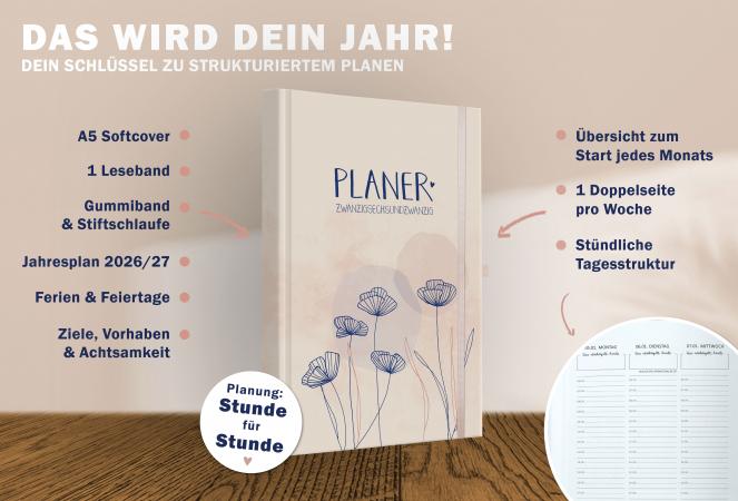 A5 Terminkalender 2026 mit 12 Monatsübersicht Seiten & blanko Seiten gepunktet für Skizzen, Doodles, Bullet Journaling