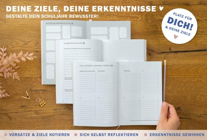 Terminkalender für Lehrerinnen & Lehrer, Schuljahr 2025 2026, mit Stundenplan, Klassenliste und Planungshelfer