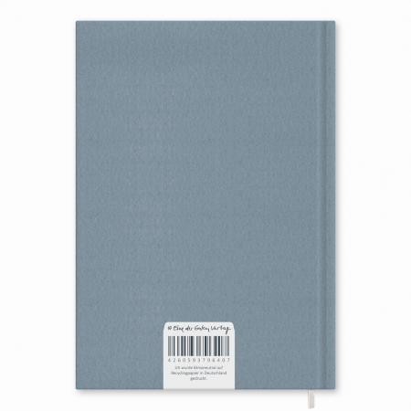Hardcover Büchertagebuch & Lesetagebuch für großartige Lieblingsbücher und tolle Buchempfehlungen, Blau