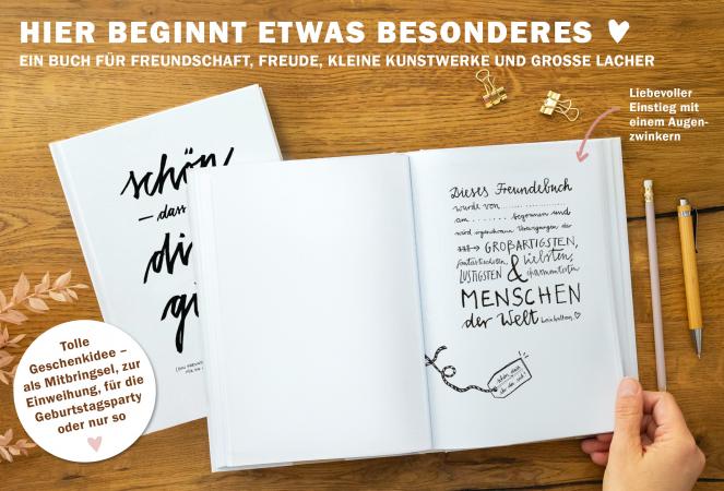 Gästebuch Freundebuch weiß Erwachsene Party