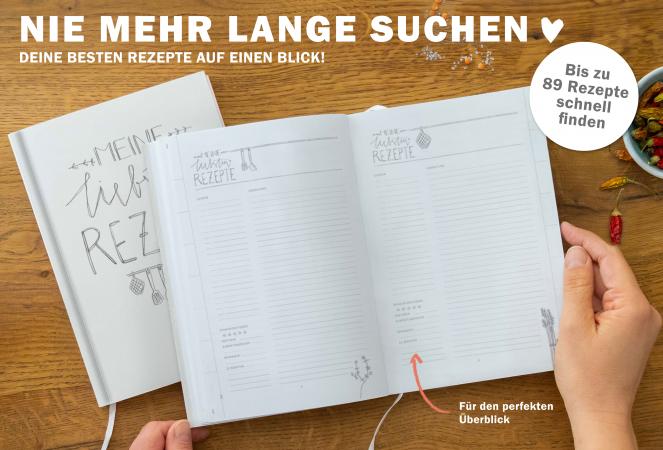 DIY Kochbuch für eigene Rezepte