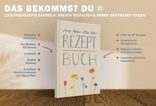 Rezeptbuch für WG Familie und als Geschenk