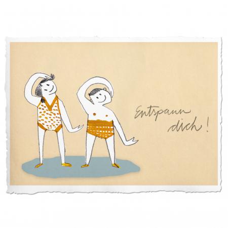 entspannung strand wanddeko druck bild yoga relax sommer
