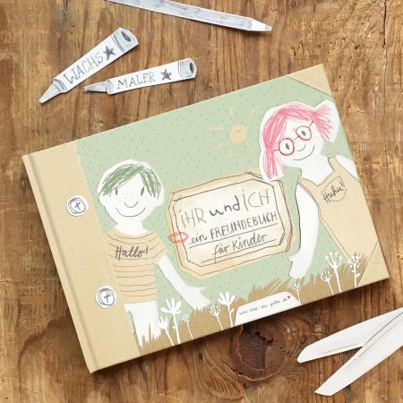 Originelles Freundebuch für Kinder in der Schule oder Kindergarten