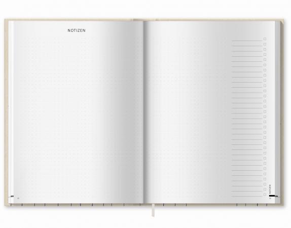 Lehrerkalender für Schuljahr 2022 2023, creme, mit Stundenplan, Klassenlisten, Kontaktlisten, Klassenarbeiten Planung, Vertretungsstunden, u.v.m.