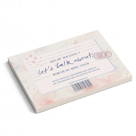 Liebesbrief to go, Abreißblock für verliebte Pärchen, Aufmerksamkeit & Liebesbeweis, Brief mit Herz zum Ankreuzen mit Platz für liebe Worte