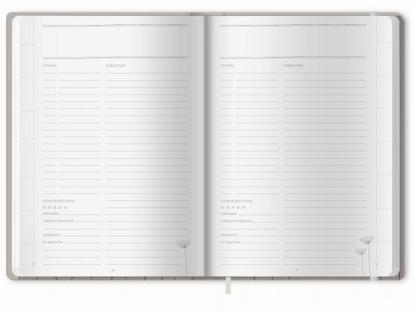 Rezeptebuch zum Rezepte sammeln und als Geschenkidee zum Auszug oder Schulabschluss