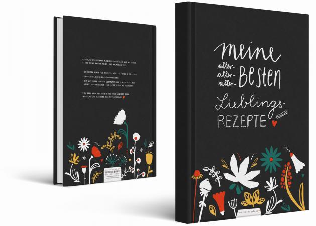 Individuelles Kochbuch zum selbst ausfüllen