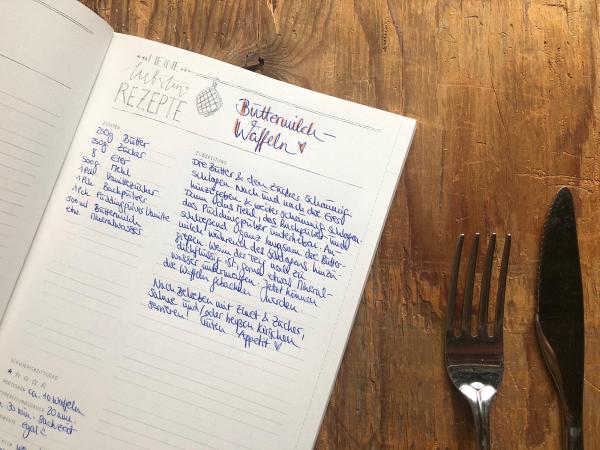 Rezeptebuch zum Rezepte sammeln und verschenken