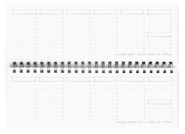 Tischkalender 2022 für Termine und Projektplanung