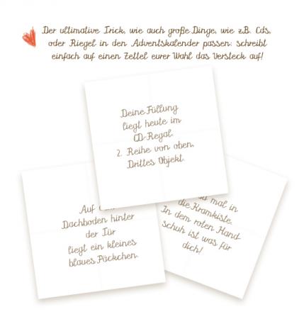 24 kleine Boxen als Adventskalender, Adventskalenderboxen zum Selbstbefüllen und Ankreuzen, Schwarz Weiß