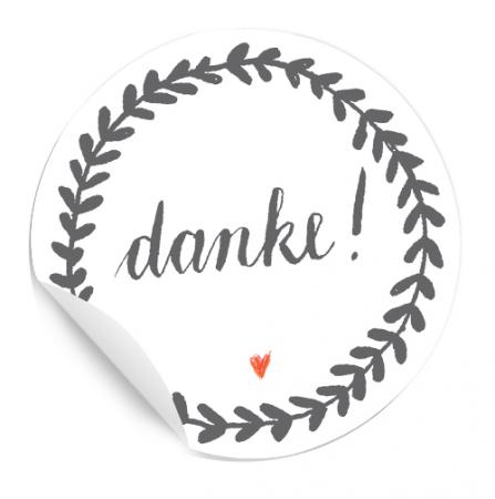 danke,dankeschön,dankesticker,aufkleber,etiketten,tusche,grau,anthrazit,weiß,blume,kalligrafie