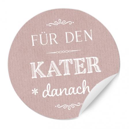 Gastgeschenk Sticker Hochzeit Creme Party Survival Pack rosa altrosa rosé chic edel