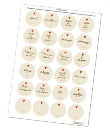 Hochzeitsspiel Sticker Beige Creme lustige Hochzeit Aufgaben