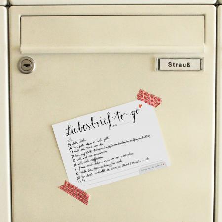 Liebesbrief to go - Abreißblock zum ankreuzen, für verliebte Pärchen, Liebespaare, für Hochzeit, Hochzeitspaar, als Aufmerksamkeit, Liebesbeweis, Brief mit herz, schwarz weiß