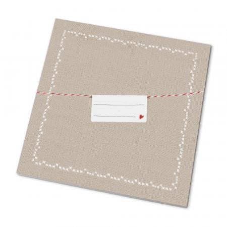 Marmeladendeckchen Beige zum Verschenken von Marmeladengläser und selbstgemachte Marmelade