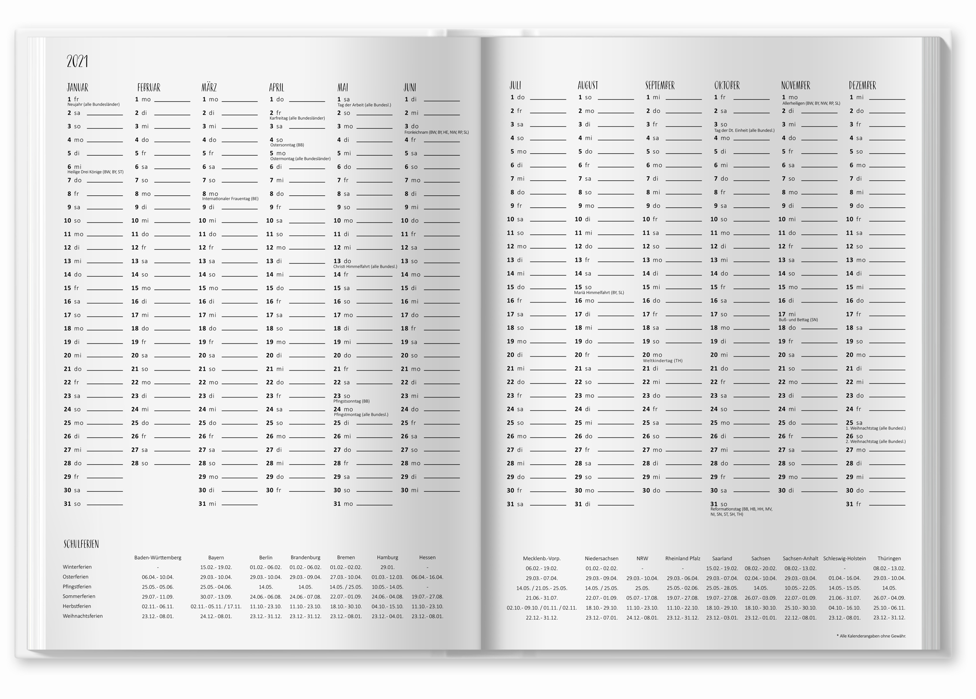 A5 Terminkalender 2021 Eine Gute Woche Hardcover Weiss Mit Herz Eine Der Guten Karena selain hari, bulan pada kalender masehi umumnya, kalender. a5 terminkalender 2021 eine gute woche hardcover weiss mit herz eine der guten