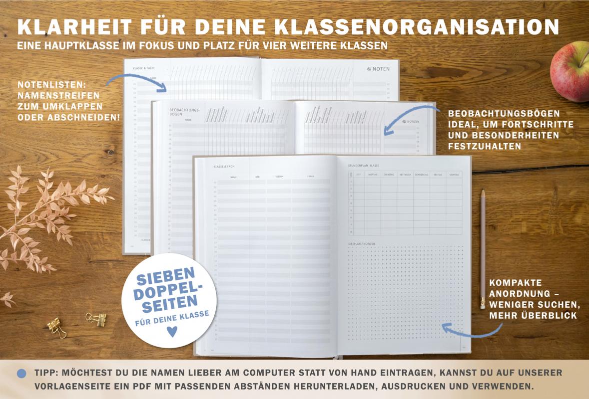 Terminkalender 2025 2026 für Lehrerinnen & Lehrer für die Unterrichtsplanung in der Grundschule