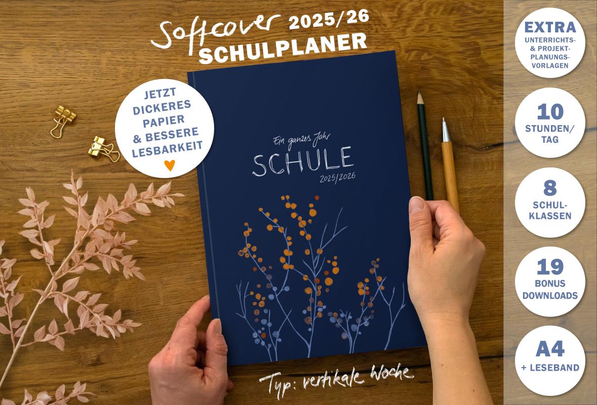 Terminkalender 2025 2026 für Lehrerinnen & Lehrer für die Unterrichtsplanung