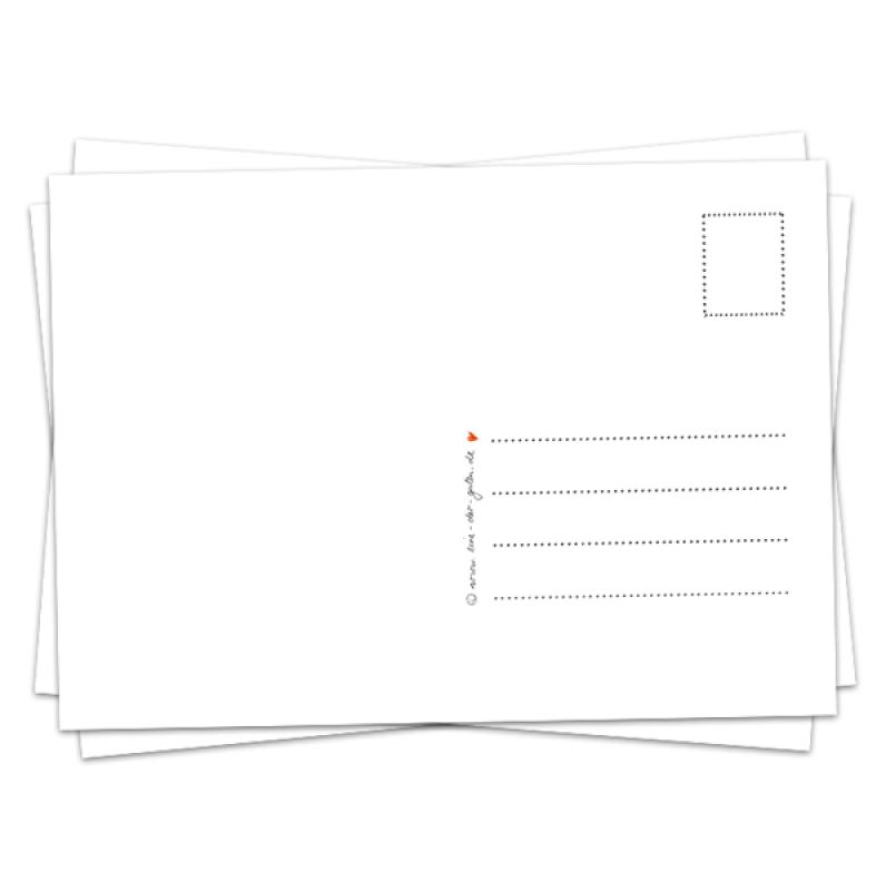 Frohe Weihnachten design Postkarten, kupfer orange