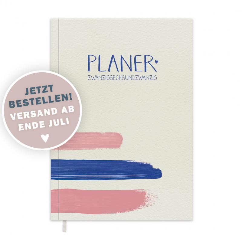 Kalender 2026 Creme mit Hilfestellungen für mehr Achtsamkeit