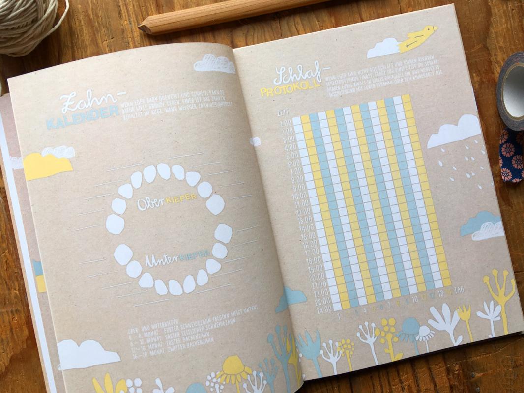 Baby Diary als Eintragbuch für wichtige Ereignisse