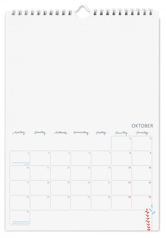 Bastelkalender 2022 im A4 Format mit viel Platz für eure Fotos und kreativen Ideen